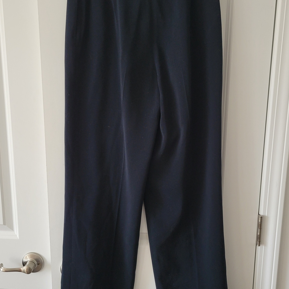 Kasper Navy Pant Suit 4 - Picture 5 of 7